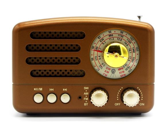 FM AM Radio Bluetooth Speaker