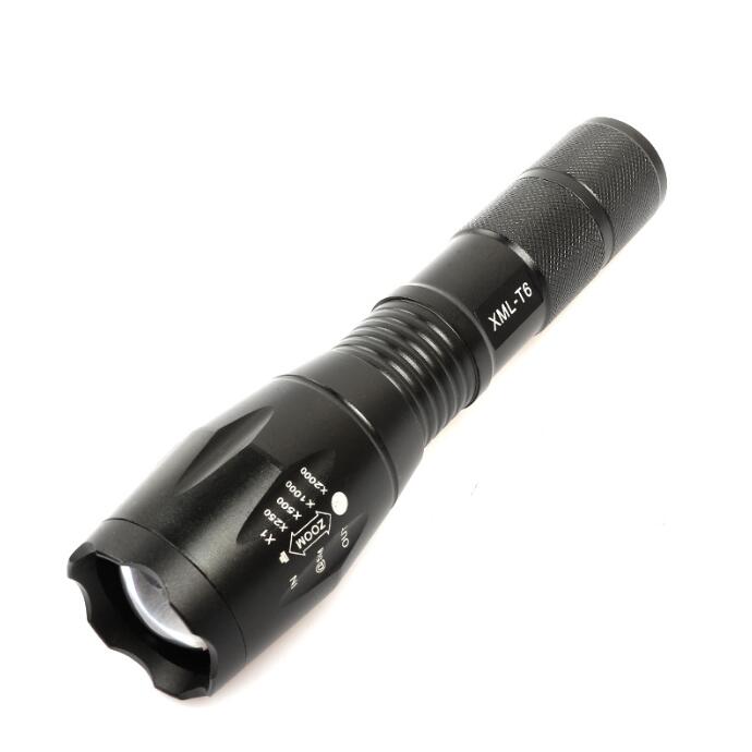 XM-L LED Zoomable 1000 Lumen T6 Tactical Flashlight