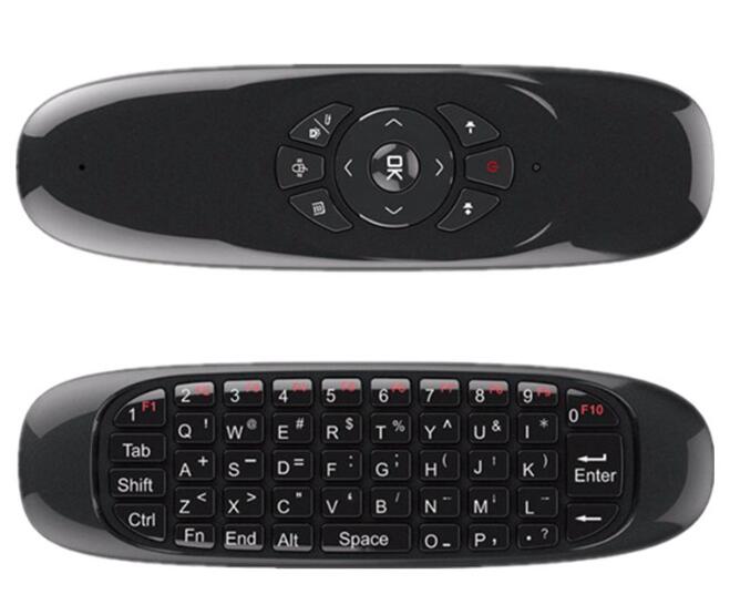 C120 2.4g universal android box remote air mouse remote controller with keyboard for smart TV