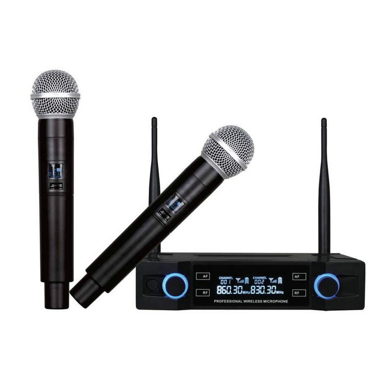  V-segment wireless microphone home one for two microphones K song VHF dynamic microphone